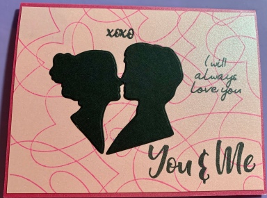 “You & Me” Homemade Valentine’s Day Card